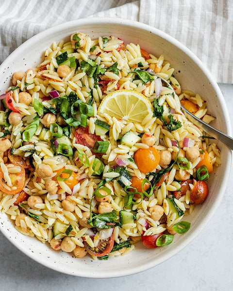 lemon orzo chickpea salad – Us-Farmers Spice