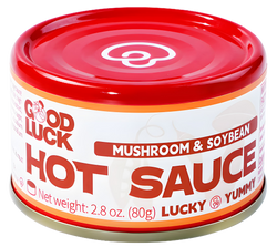 Savor the Richness – Good Luck Mushroom & Soybean Hot Sauce 2.8 oz – Perfect Pairing for Meats & Vegetarian Dishes