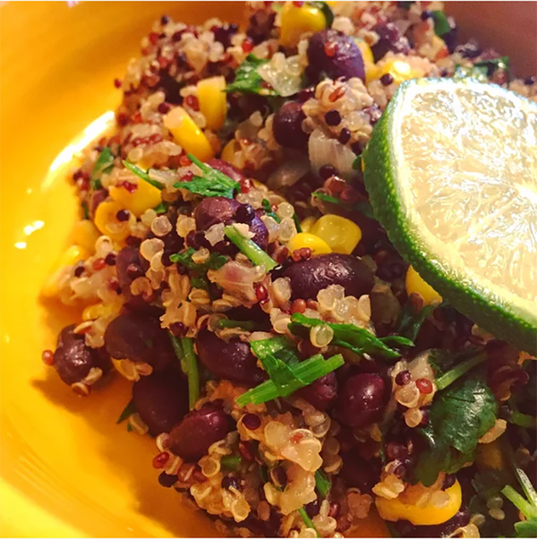 Quinoa and Black Beans