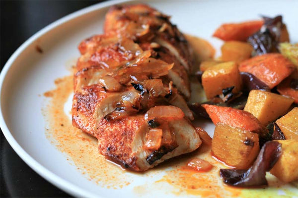 Broiled Paprika and Lemon-Pepper Chicken Breasts