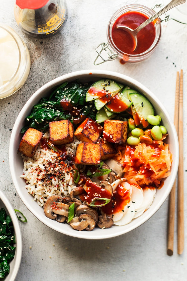 Vegan bibimbap