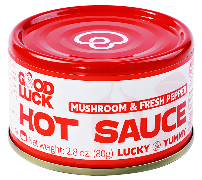 Good Luck Mushroom & Fresh Pepper,Mushroom & Soybean Hot Sauce